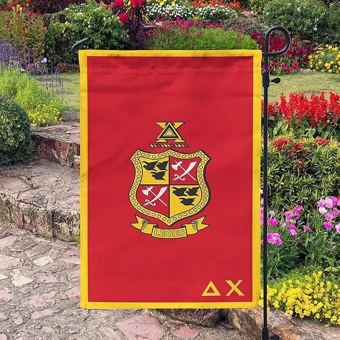 Delta Chi Licensed Flag Garden Flag Banner Yard Decor Outdoor Decoration (Delta Chi #1) by GreenHaven Gardens