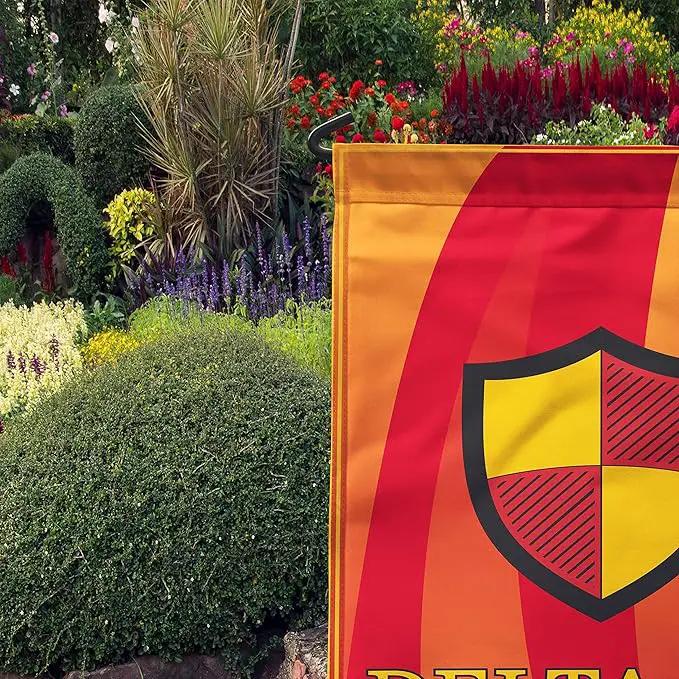 Delta Chi Licensed Flag Garden Flag Banner Yard Decor Outdoor Decoration (Delta Chi #2) by GreenHaven Gardens
