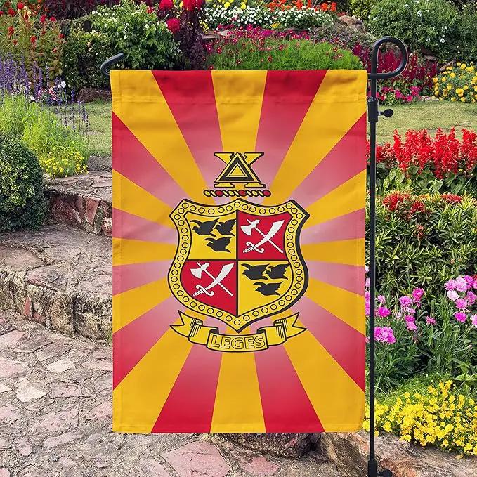 Delta Chi Licensed Flag Garden Flag Banner Yard Decor Outdoor Decoration (Delta Chi #3) by GreenHaven Gardens