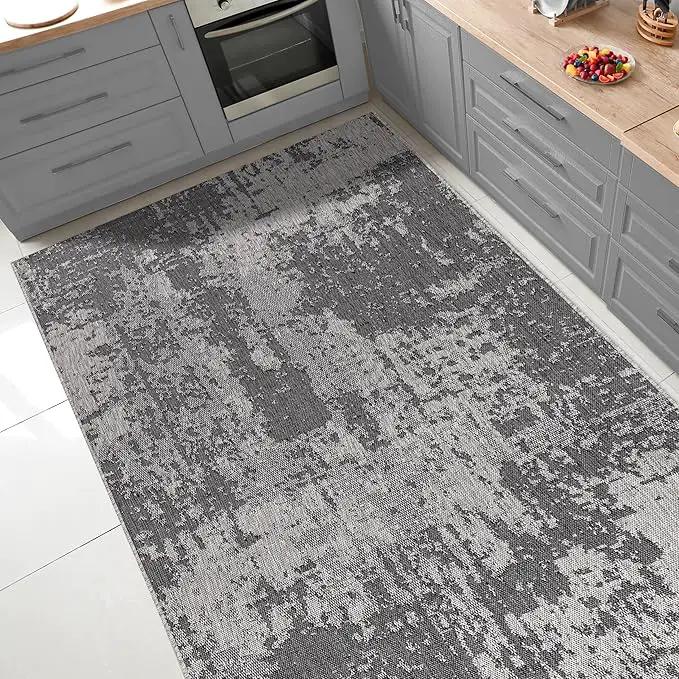 Keen Home Design Terrace Outdoor Area Rug - 6x9 Washable Indoor/Outdoor Rug for Patio, Kitchen, Balcony, Beach, Garden, Deck and Porch, Size: 6'x8'10" by GreenHaven Gardens