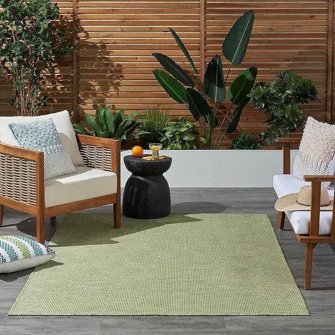 Nourison Home Home Positano 7' x 10' Fabric Green Area Rug by GreenHaven Gardens