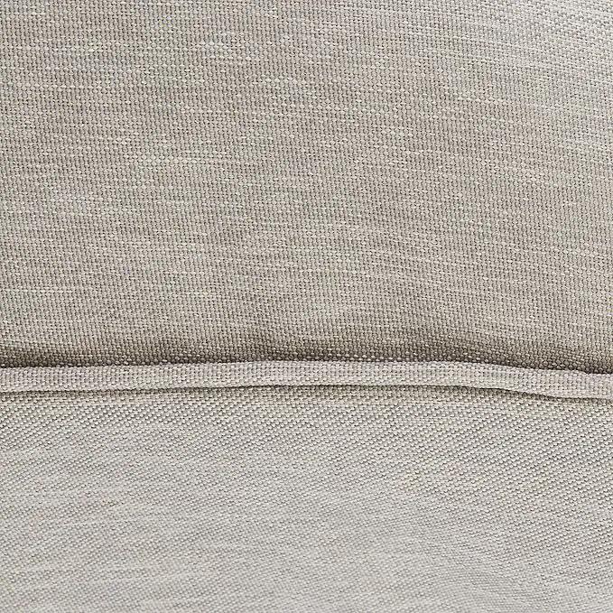 Classic Accessories Montlake Water-Resistant 25 x 22 x 4 Inch Patio Lounge Back Cushion, Heather Grey, Outdoor Loveseat Cushions by GreenHaven Gardens