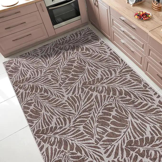 Keen Home Design Terrace Outdoor Area Rug - 8x10 Washable Indoor/Outdoor Rug for Patio, Kitchen, Balcony, Beach, Garden, Deck and Porch, Size: 7'7"x10' by GreenHaven Gardens