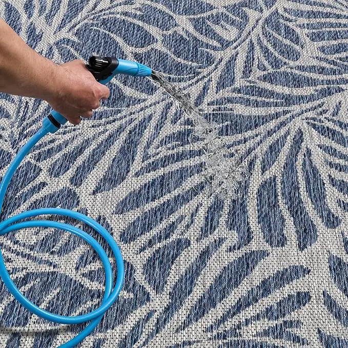 Keen Home Design Terrace Outdoor Runner Rug - 2x12 Washable Indoor/Outdoor Rug for Patio, Kitchen, Balcony, Beach, Garden, Deck and Porch, Size: 2'2"x11'10" by GreenHaven Gardens