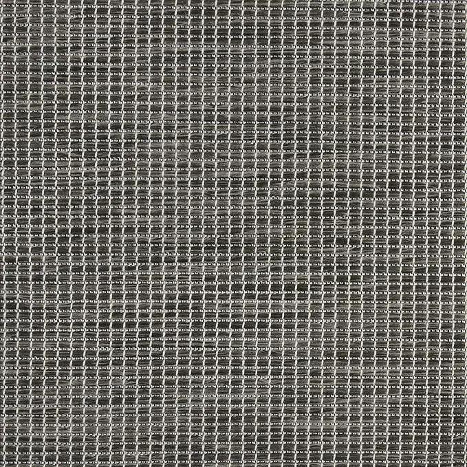 Nourison Home Positano Charcoal 8' x 10' Area Rug, Modern, Solid, Indoor/Outdoor, Easy Cleaning, Non Shedding, Bed Room, Living Room, Deck, Backyard by GreenHaven Gardens