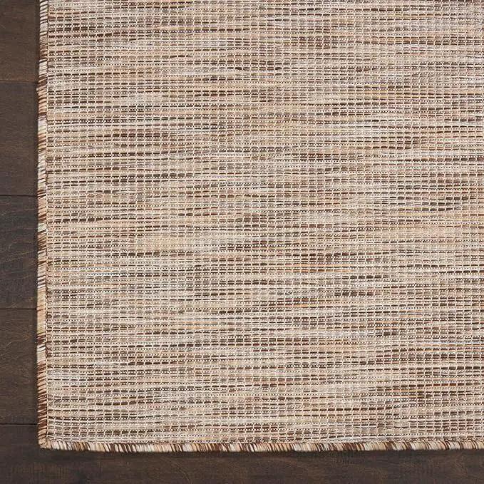 Nourison Home Positano 10' x 14' Beige Fabric Modern Area Rug (10' x 14') by GreenHaven Gardens