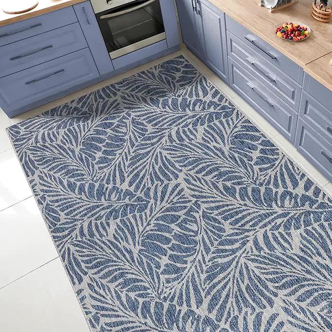 Keen Home Design Terrace Outdoor Area Rug - 9x12 Washable Indoor/Outdoor Rug for Patio, Kitchen, Balcony, Beach, Garden, Deck and Porch, Size: 8'10"x12' by GreenHaven Gardens