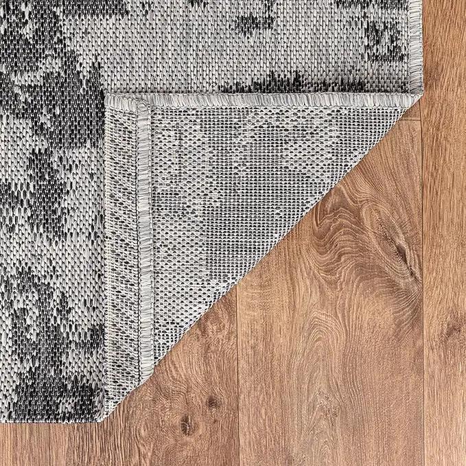 Keen Home Design Terrace Outdoor Area Rug - 6x9 Washable Indoor/Outdoor Rug for Patio, Kitchen, Balcony, Beach, Garden, Deck and Porch, Size: 6'x8'10" by GreenHaven Gardens