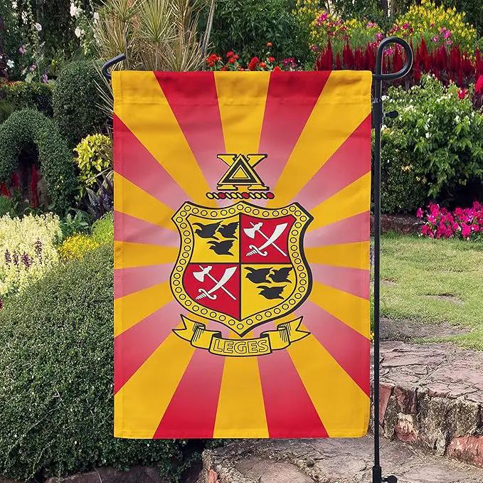 Delta Chi Licensed Flag Garden Flag Banner Yard Decor Outdoor Decoration (Delta Chi #3) by GreenHaven Gardens