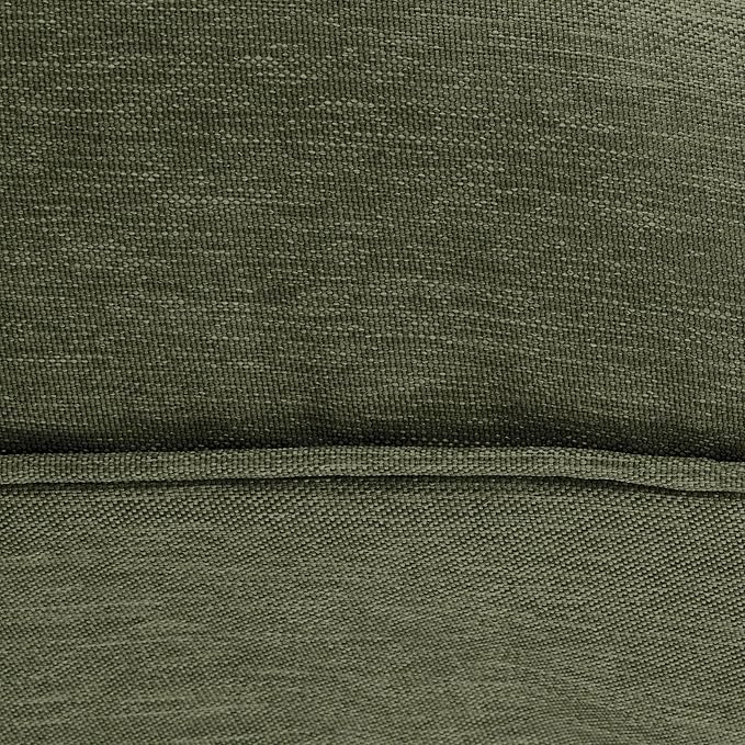 Classic Accessories Montlake Water-Resistant 21 x 20 x 4 Inch Patio Lounge Back Cushion, Heather Fern Green, Outdoor Loveseat Cushions by GreenHaven Gardens