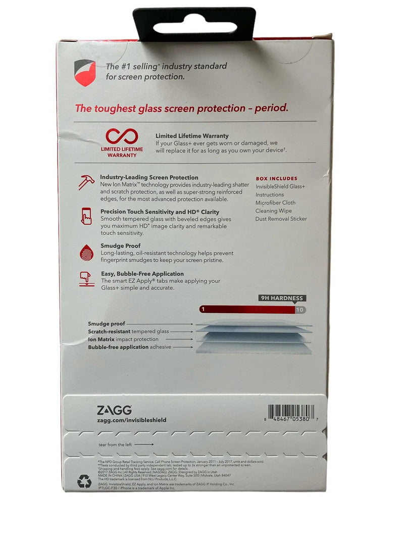 ZAGG Invisible Shield Glass+Extreme Impact & Scratch Protection iPhone 8/7/6s/6 by Selzalot
