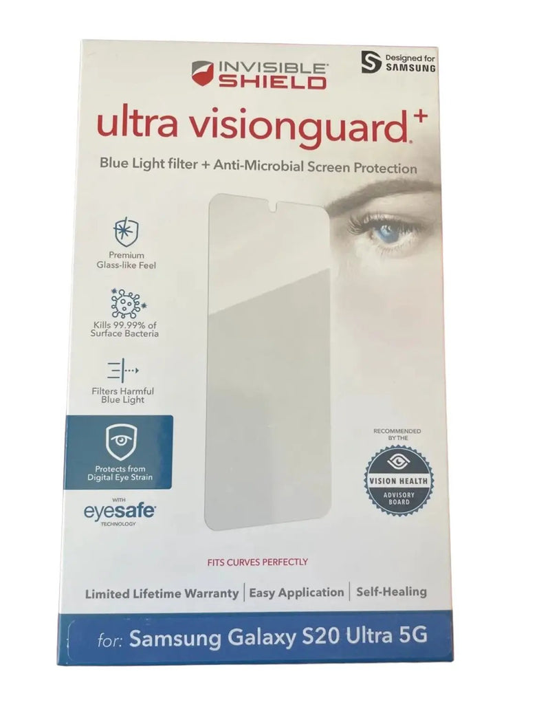 ZAGG InvisibleShield Ultra Vision Guard PLUS for Samsung Galaxy S20 Ultra, Clear by Selzalot