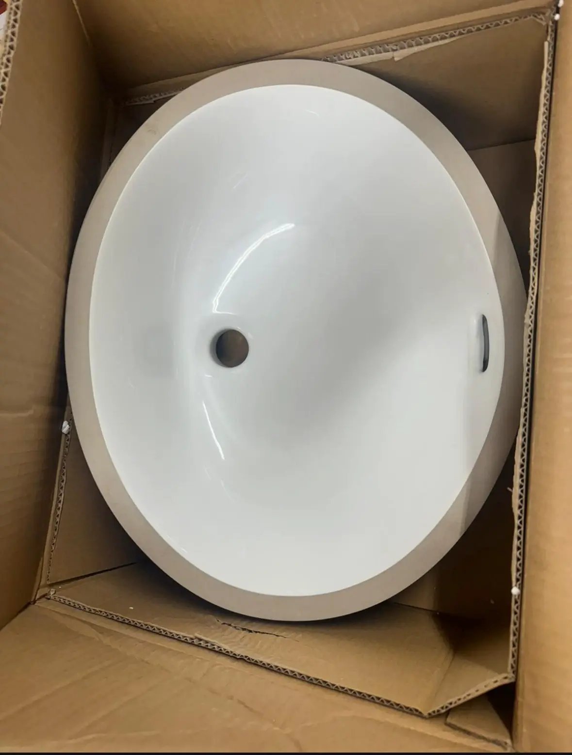 Pottery barn Dcolora Undermount Bathroom Sink Oval - Dcolora 16"x13" White Porcelain Ceramic Oval Vessel Sink Under Counter Lavatory Vanity Bath Sink Bowl Basin Wi by Selzalot