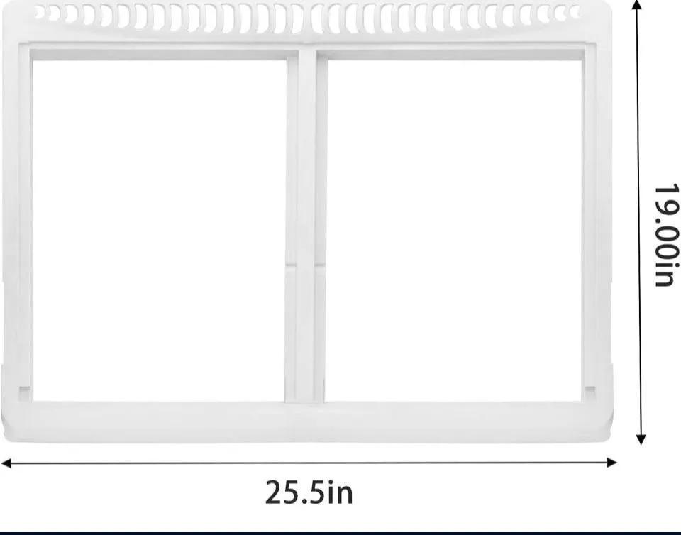 Open Box FBULWSEC 240364787 Refrigerator Crisper Drawer Cover Frame Crisper Pan Cover Compatible with Frigidaire Refrigerator-Replaces 240364714, 2403 by Selzalot