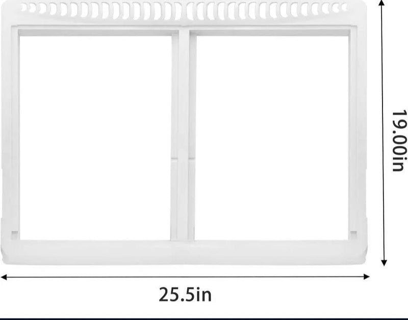 Open Box FBULWSEC 240364787 Refrigerator Crisper Drawer Cover Frame Crisper Pan Cover Compatible with Frigidaire Refrigerator-Replaces 240364714, 2403 by Selzalot