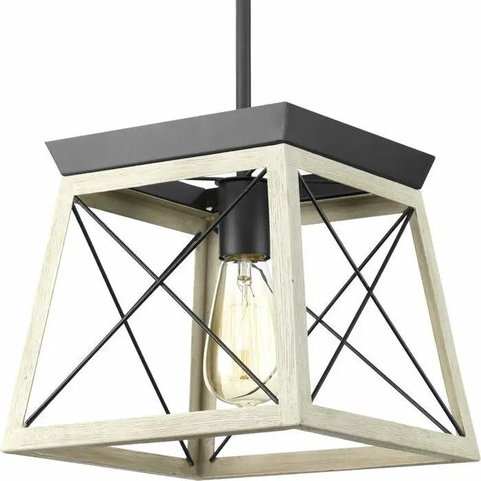 Graphite Dimmable Farm Home Light Lantern Geometric Chandelier by HomePacific