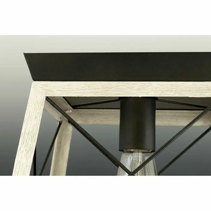 Graphite Dimmable Farm Home Light Lantern Geometric Chandelier by HomePacific