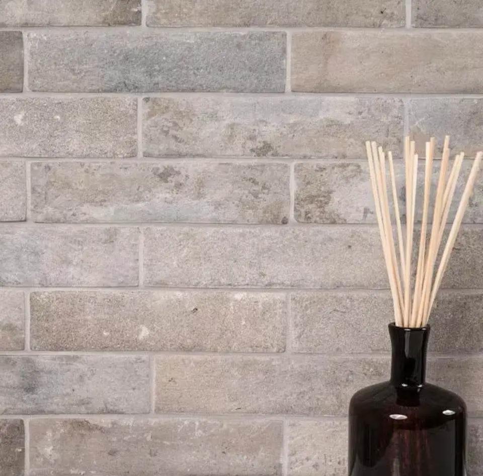 Open Box MSI Capella Taupe Brick 2 in. x 10 in. Matte Porcelain Floor and Wall Tile (5.15 sq. ft. /Case) by Selzalot