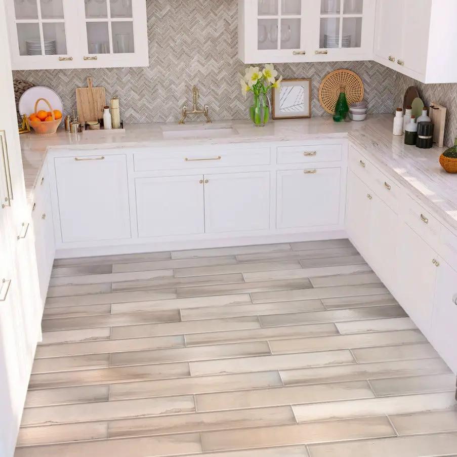 White 6x36 Matte Field Porcelain Tile (8 pack, 11.63 sq ft/case) by Apollo Tile