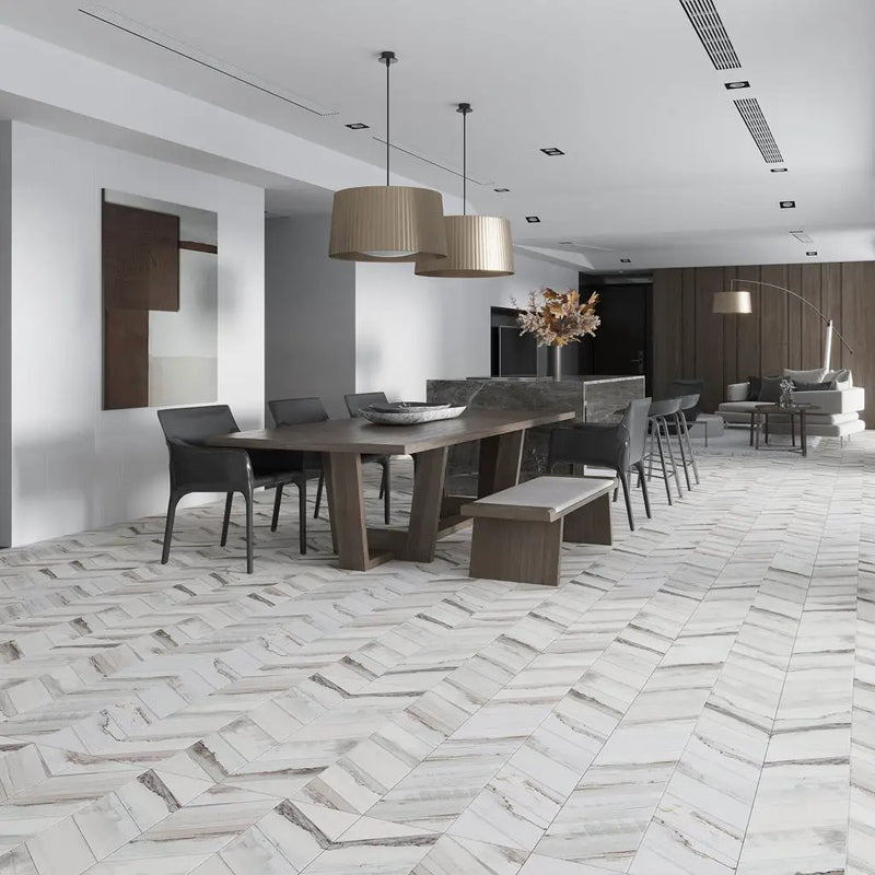Chiffon White 18x36 Matte Field Porcelain Tile (3 pack, 13.05 sq ft/case) by Apollo Tile