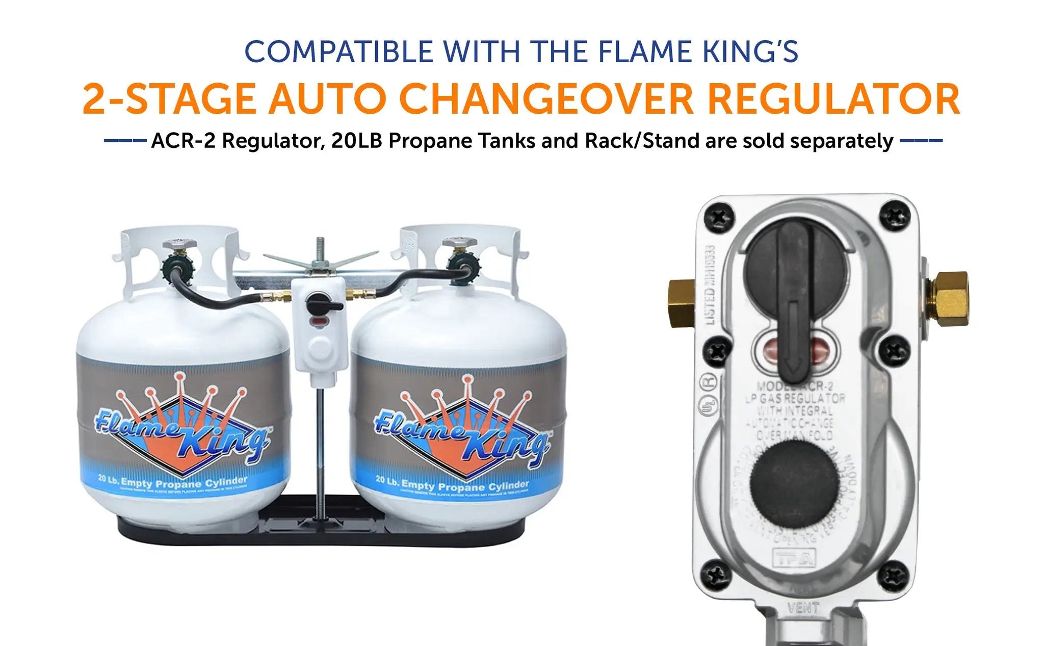 Flame King 18 Inch RV Or Trailer Propane Tank Pigtail Hose Connector by Flame King Products