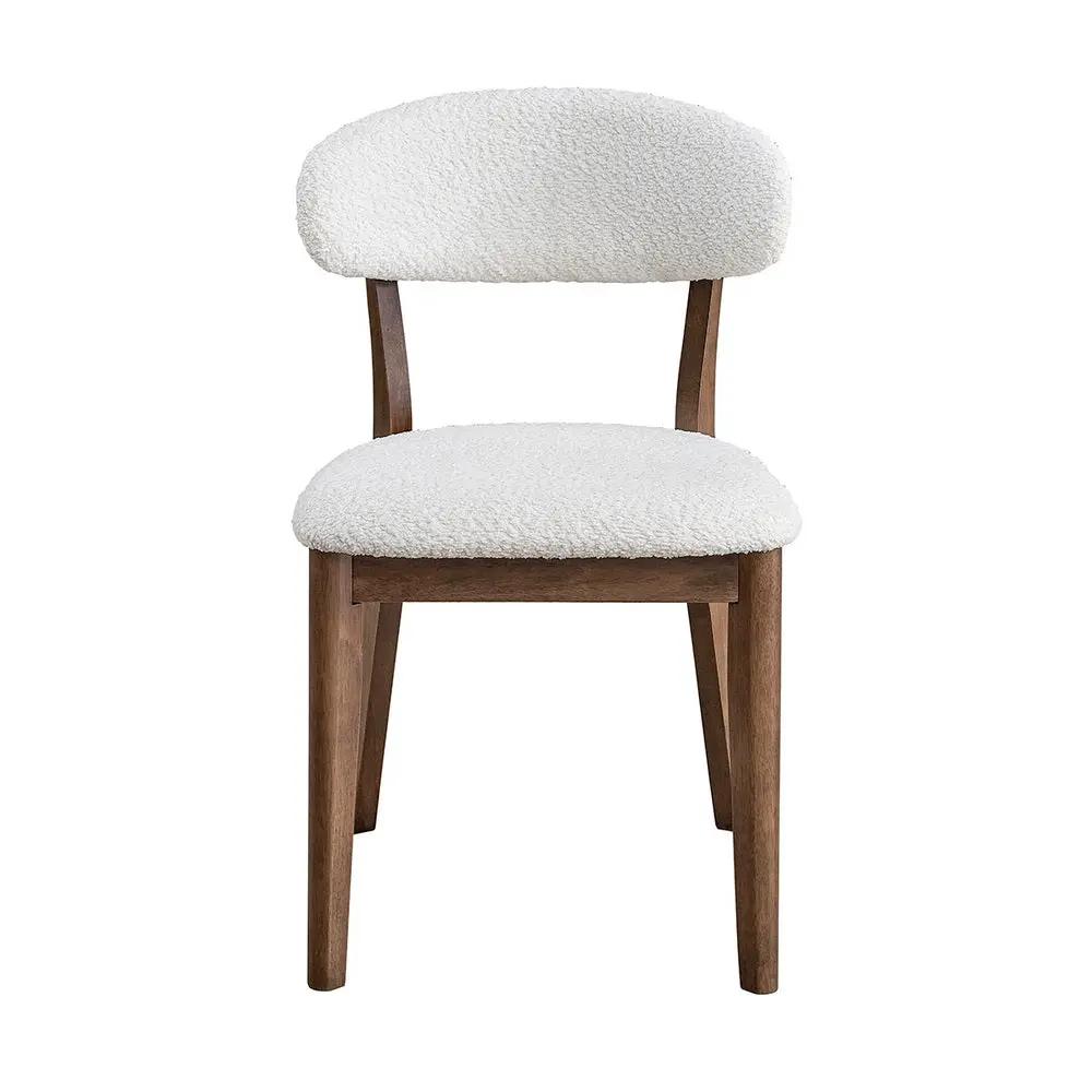 ACTU Scandinavian Dining Table Set with Upholstered Chairs for Small Spaces (Seats 4–6) by ACTU FURNITURE