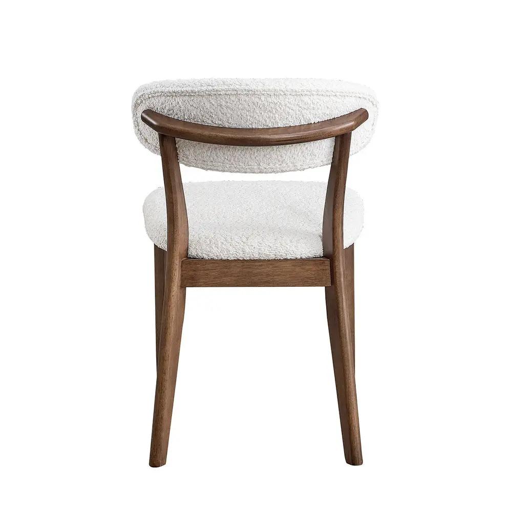 ACTU Scandinavian Dining Table Set with Upholstered Chairs for Small Spaces (Seats 4–6) by ACTU FURNITURE