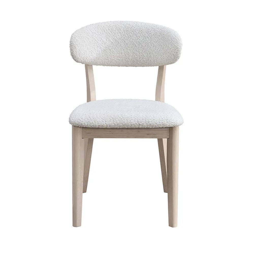 ACTU Scandinavian Dining Table Set with Upholstered Chairs for Small Spaces (Seats 4–6) by ACTU FURNITURE