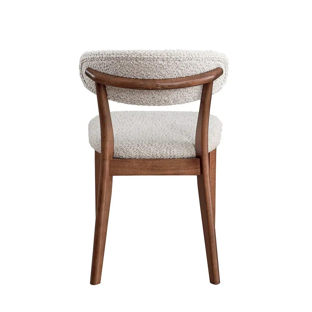 ACTU Scandinavian Dining Table Set with Upholstered Chairs for Small Spaces (Seats 4–6) by ACTU FURNITURE