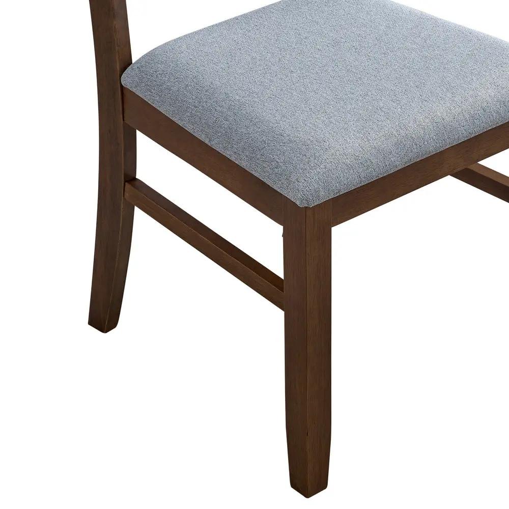 ACTU Farmhouse Dining Table Set with Upholstered Chairs for 4–6 by ACTU FURNITURE