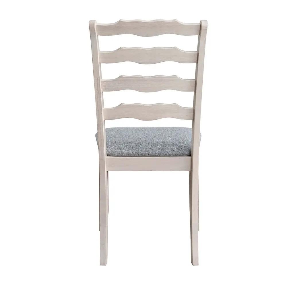 ACTU Farmhouse Dining Table Set with Upholstered Chairs for 4–6 by ACTU FURNITURE