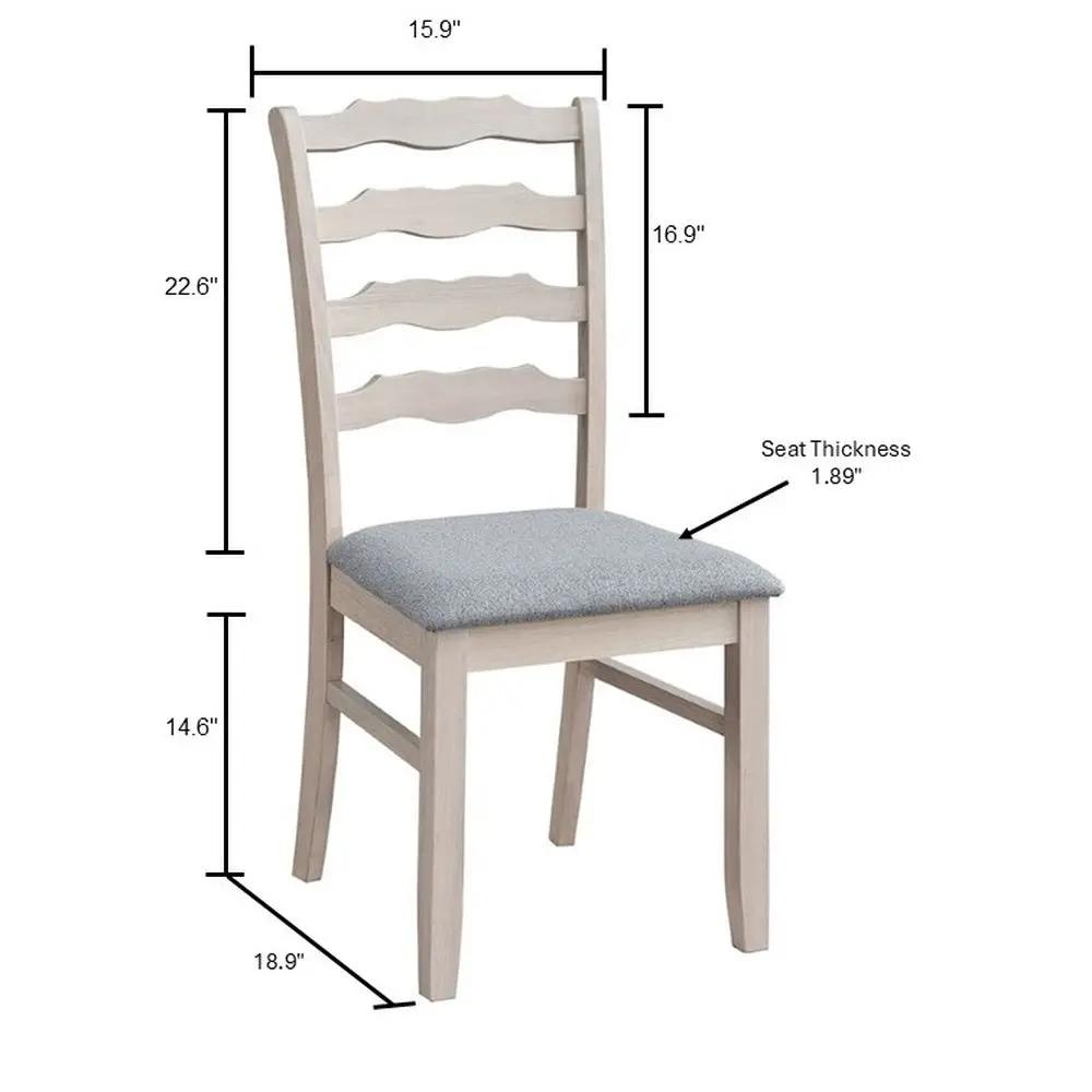 ACTU Farmhouse Dining Table Set with Upholstered Chairs for 4–6 by ACTU FURNITURE