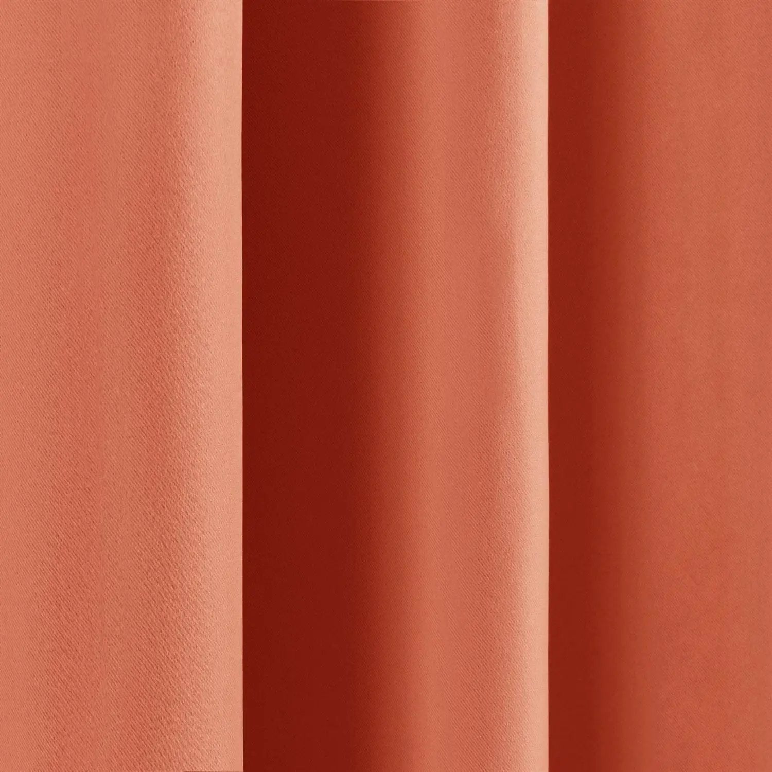 52 x 84 inch Solid Orange Apricot Thermal Blackout Curtain Panels - Set of 2 by HomePacific