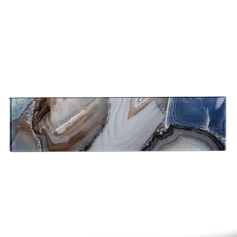 Sea Blue 3x12 Glossy Glass Subway Tile (20 pack, 5 sq ft/case) by Apollo Tile