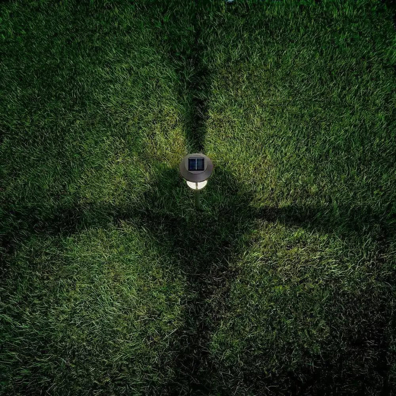 4 Pack - Gold Outdoor Solar LED Light Set - Weather-Resistant Path Yard Lighting by HomePacific