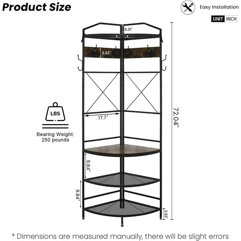 Modern Corner Entryway Hall Tree Shoe Storage Bench Coat Rack by HomePacific