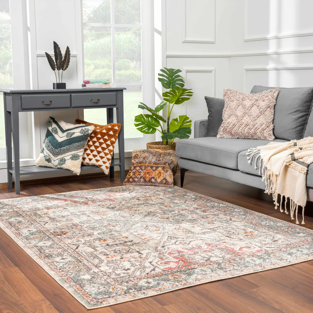 Bolinas Area Rug, installed in a room 3