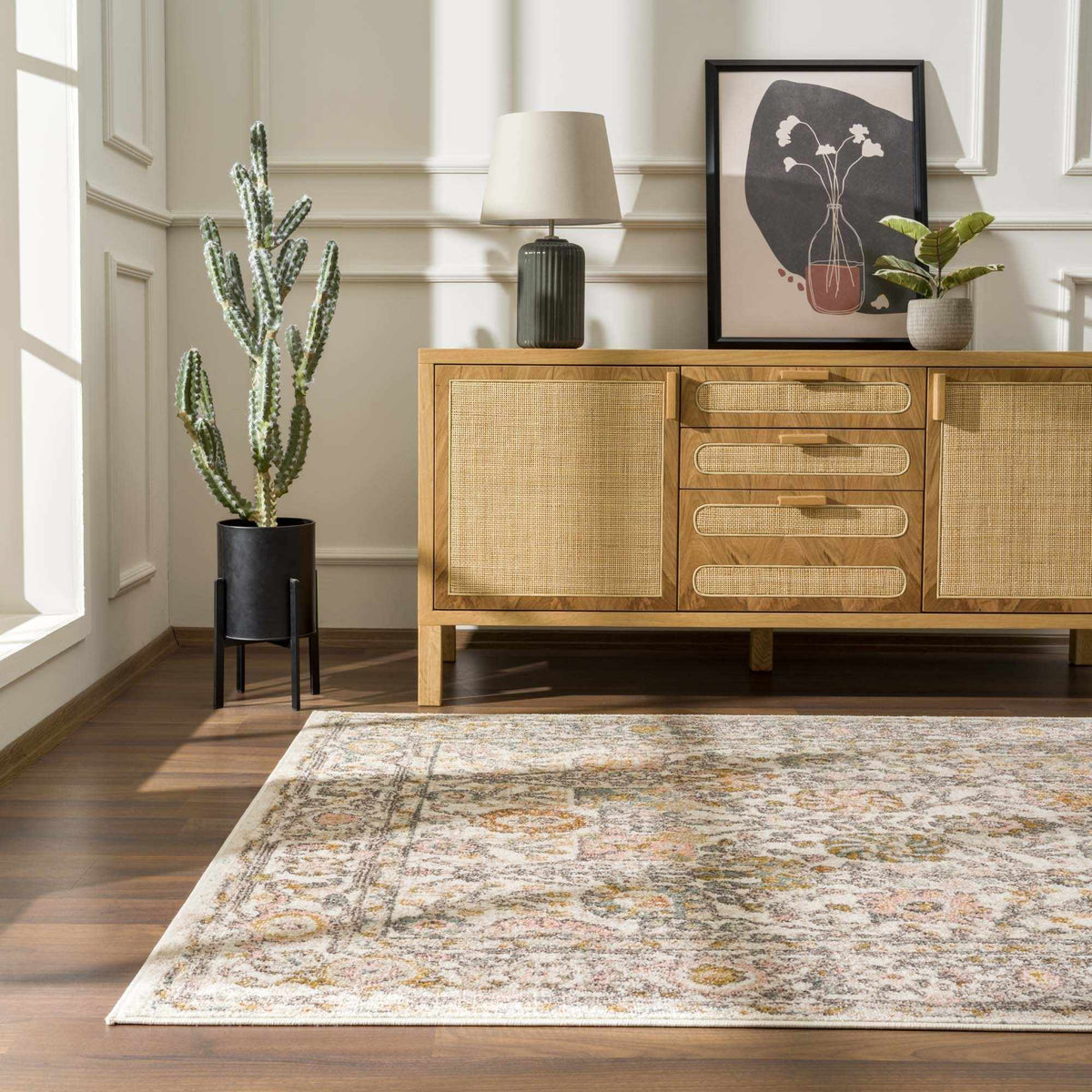 Herstmonceux Area Rug, installed in a room 4