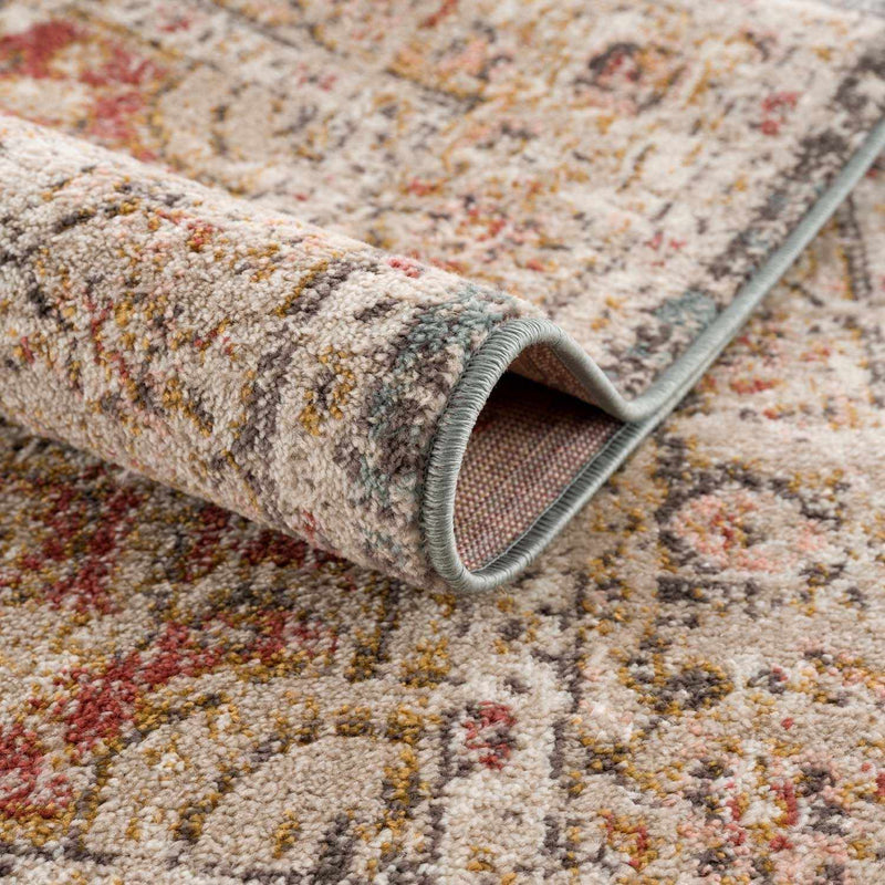 Peeta Brown Medallion Area Rug by Hauteloom