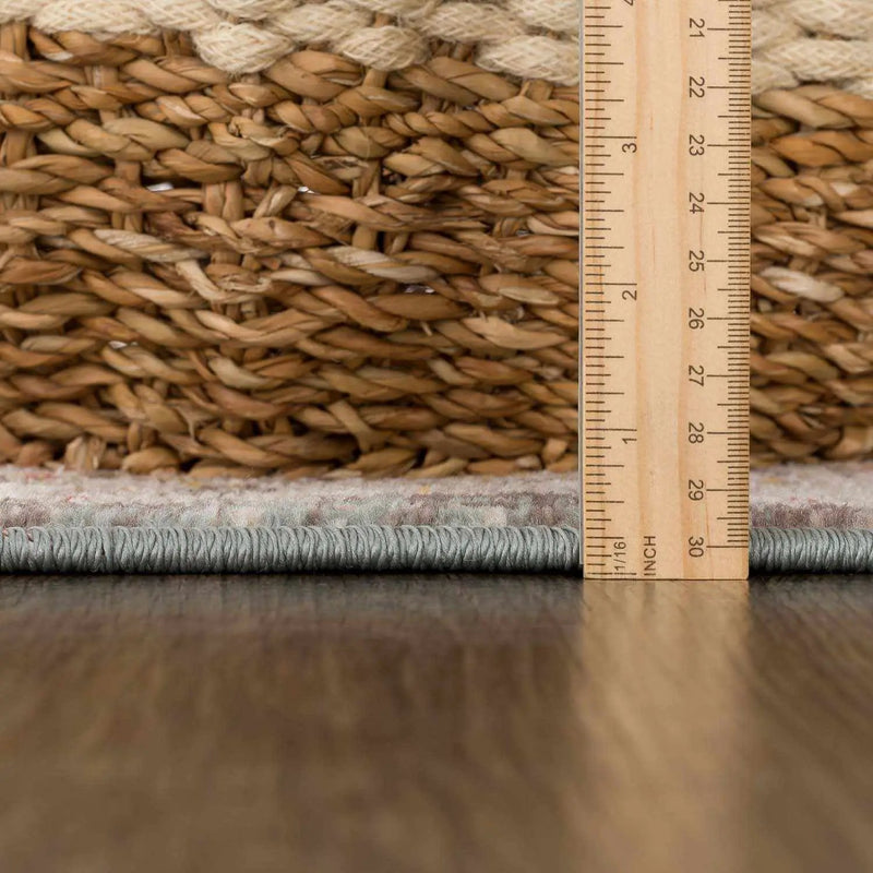 Peeta Brown Medallion Area Rug by Hauteloom