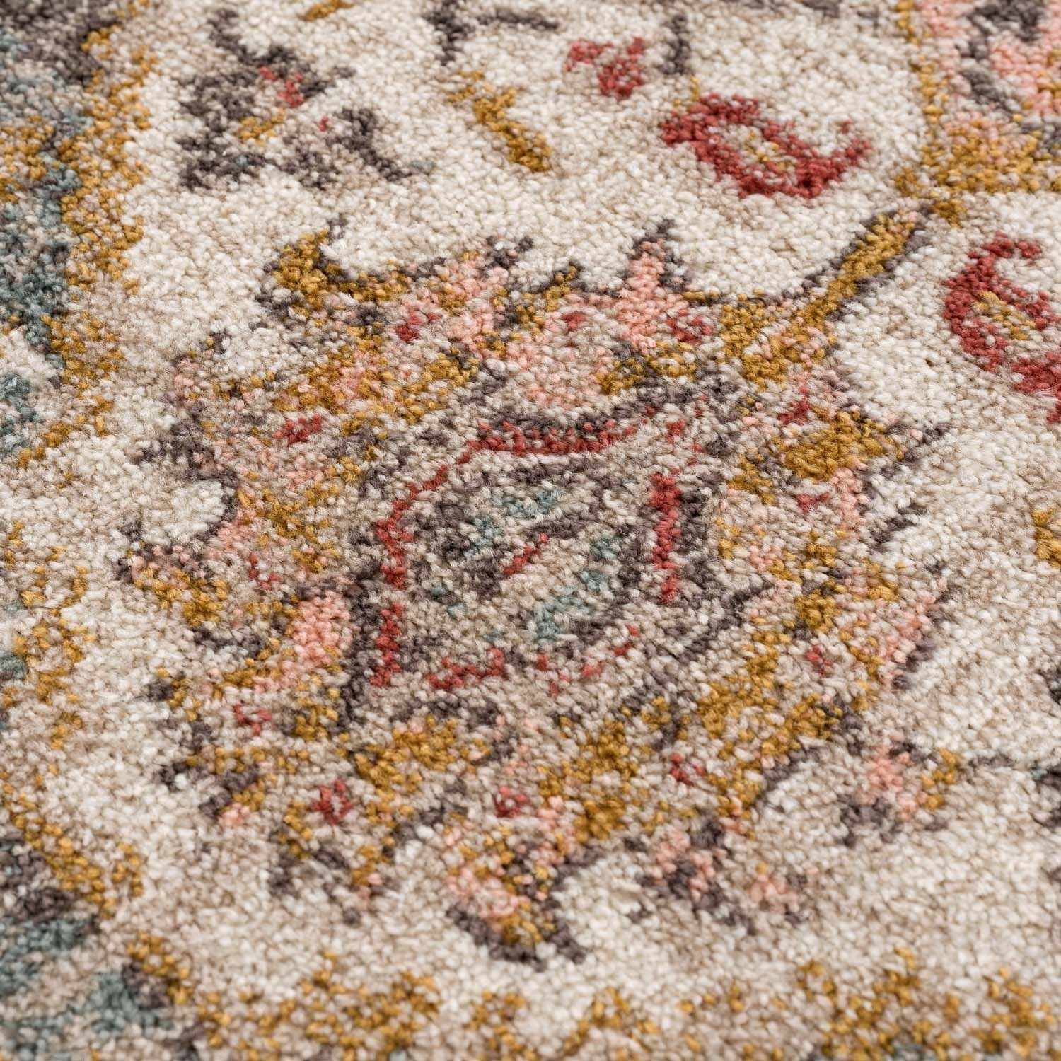 Peeta Brown Medallion Area Rug by Hauteloom