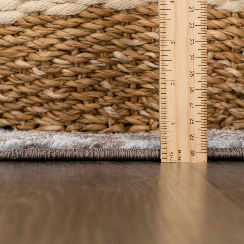 Peeta Dark Brown Medallion Area Rug - Clearance by Boutique Rugs