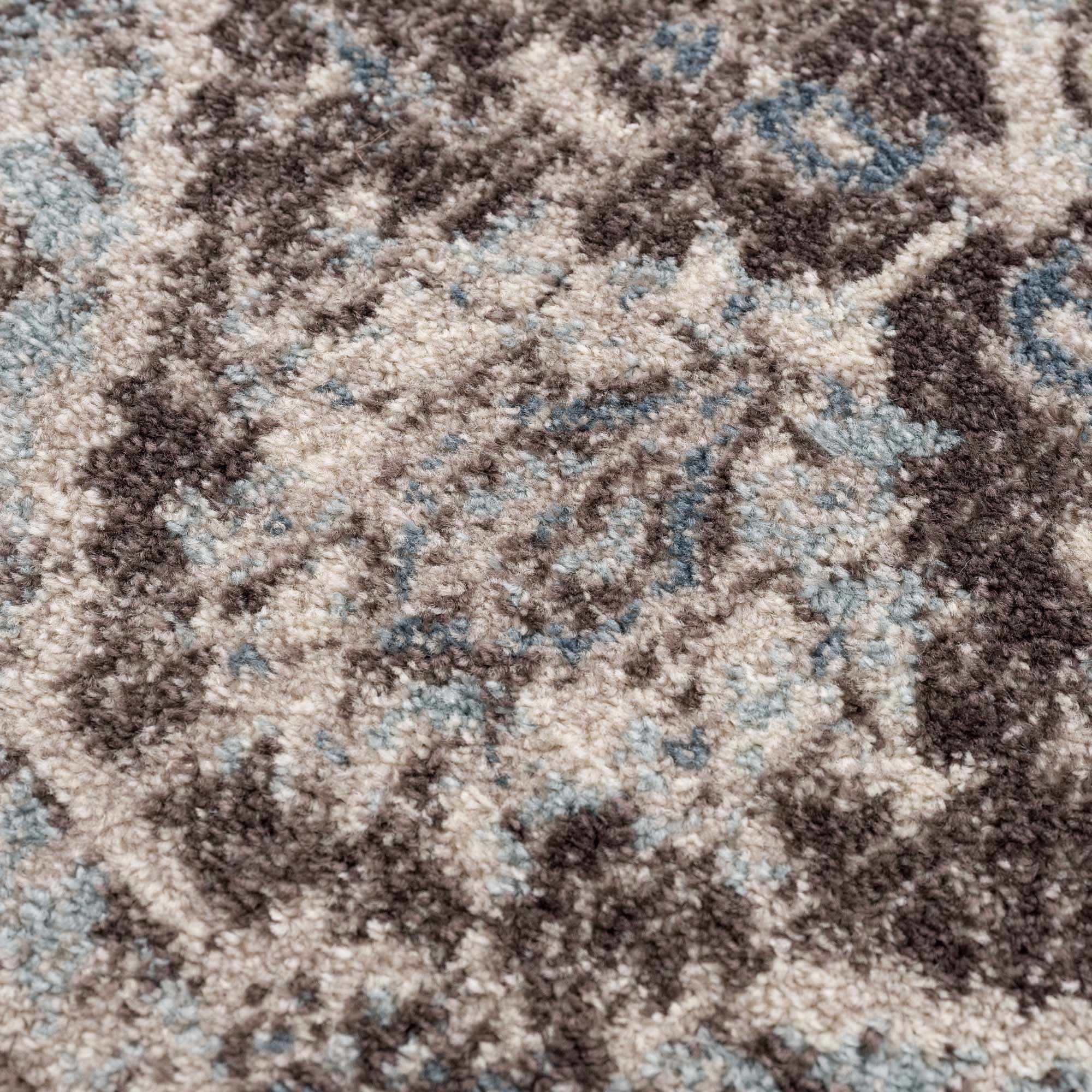 Peeta Dark Brown Medallion Area Rug - Clearance by Boutique Rugs