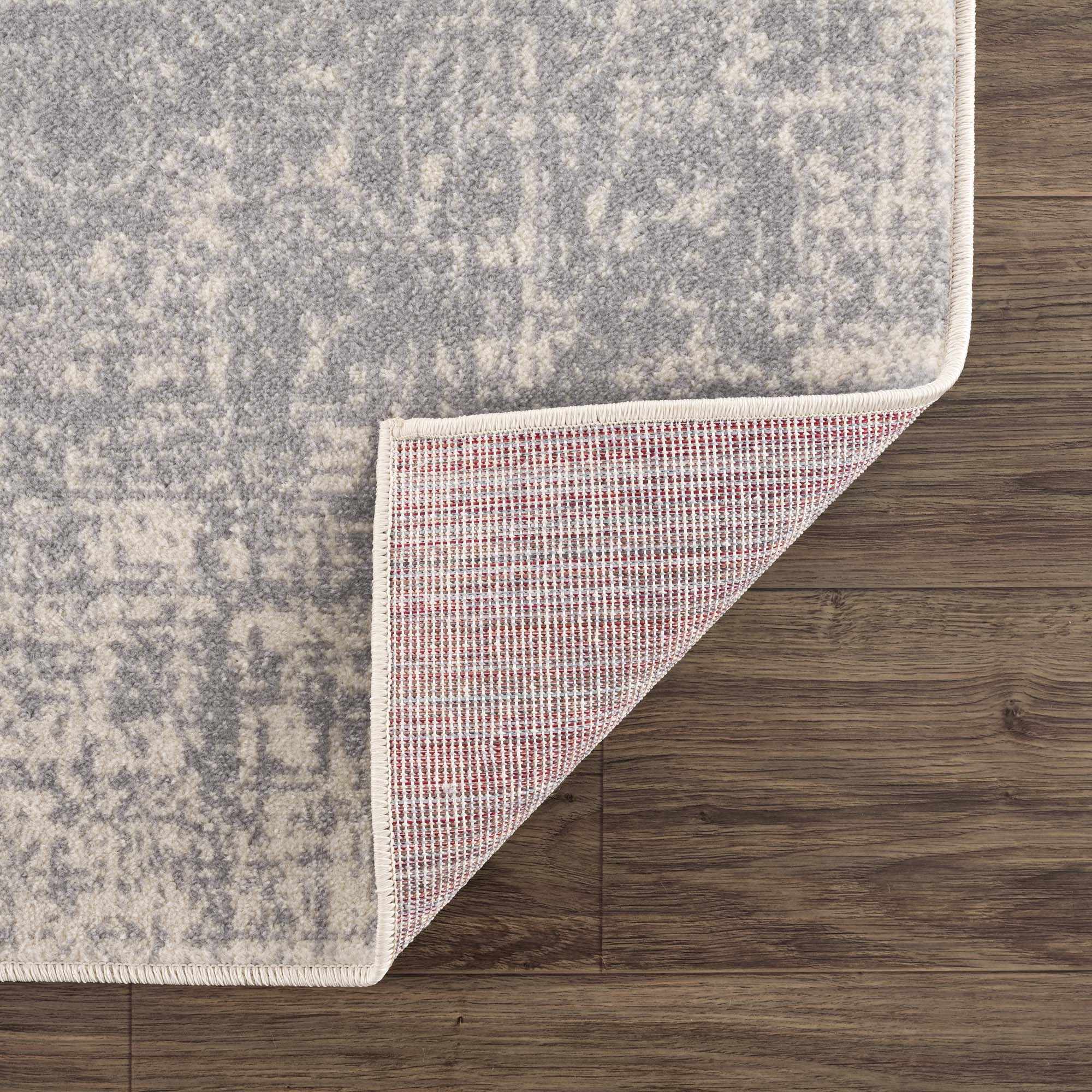 Peeta Gray Medallion Area Rug by Hauteloom