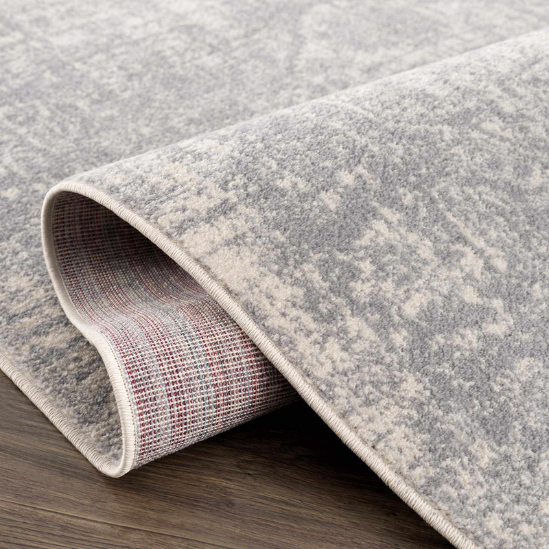 Peeta Gray Medallion Area Rug by Hauteloom