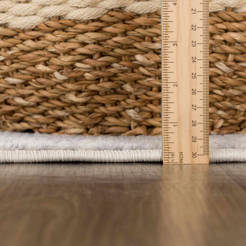 Peeta Gray Medallion Area Rug by Hauteloom