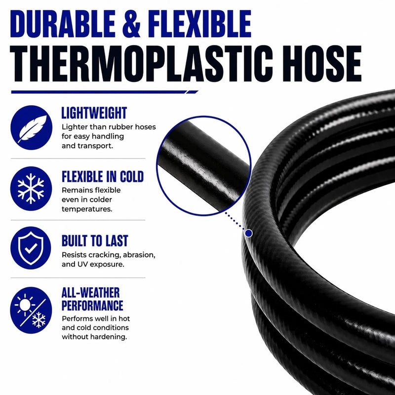 Flame King 8 Ft 1 Pound Propane Tank Gas Hose Adapter Extension by Flame King Products