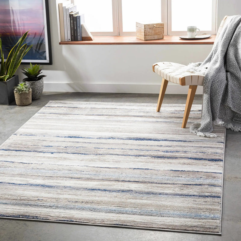 Aldavilla Abstract Striped Area Rug by Boutique Rugs