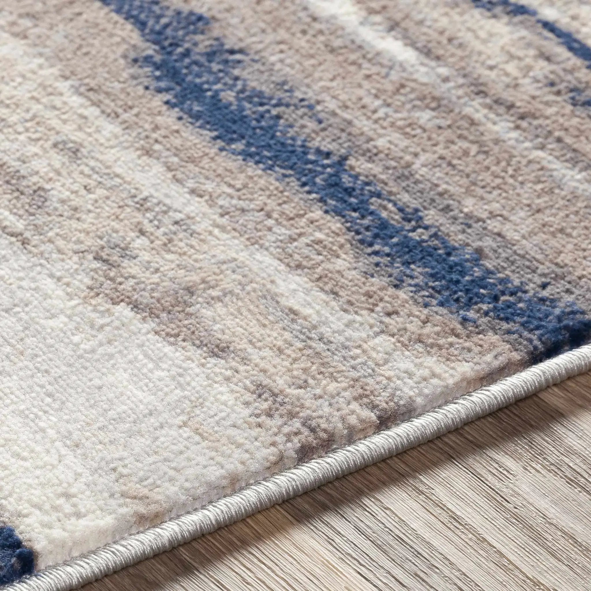 Aldavilla Abstract Striped Area Rug by Boutique Rugs