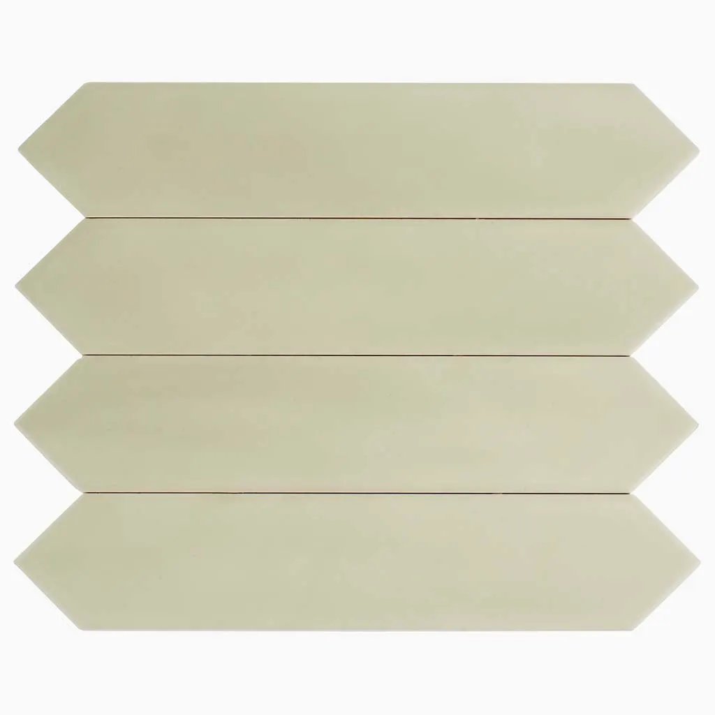 Moss Green 2x10 Matte Picket Ceramic Tile (44 pack, 5.38 sq ft/case) by Apollo Tile